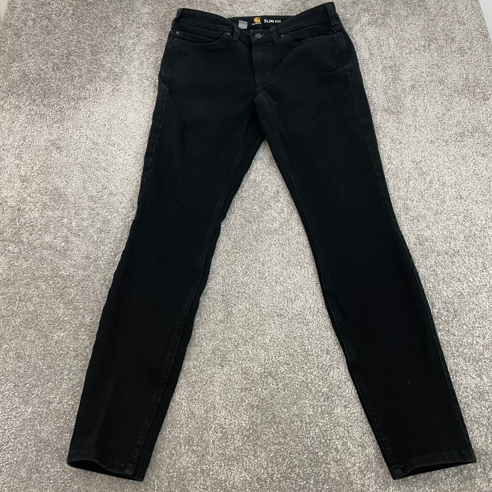 Carhartt Rugged Flex Slim Fit Work Pants Womens 6 Tall Slim Fit Mid Rise Stretch
